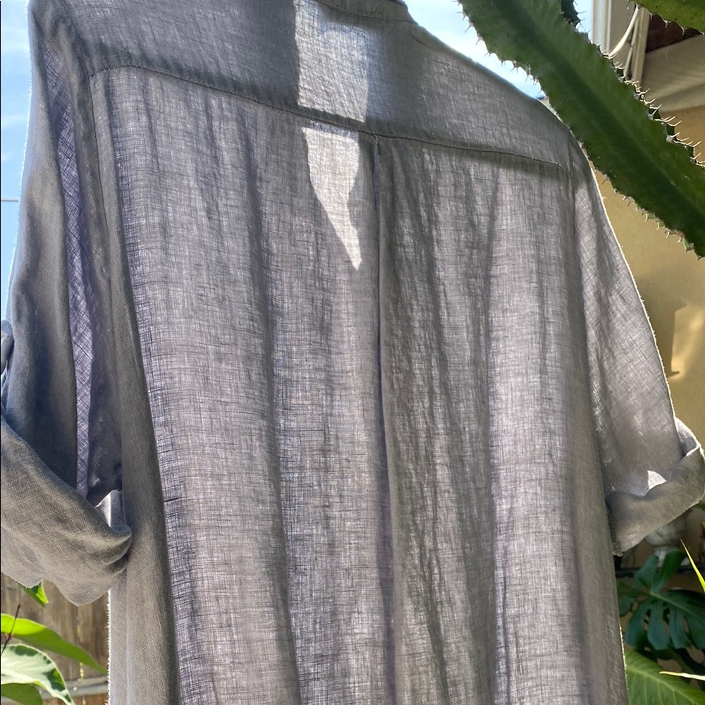 Liabella blue Long Sleeve Casual Shirt Dress - Picture 8 of 13